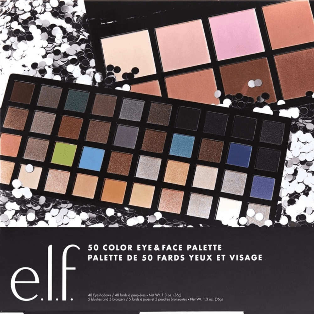 SALE! Elf 50 Color Eye & Face Palette makeup New